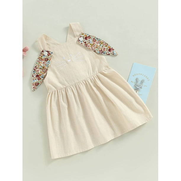 Bagilaanoe Toddler Baby Girl Easter Dress Sleeveless A line Princess Dresses 6M 12M 18M 24M 3T 4T Kids Casual Swing Sundress Walmart Business Supplies