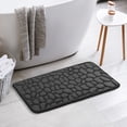 thumbnail image 5 of REGALWOVEN Memory Foam Bathroom Rugs Ultra Soft Non-Slip Bath Mat Water Absorbent Quick Dry Bath Carpet Rug Black 16" x 24", 5 of 6