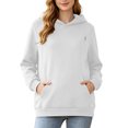 thumbnail image 2 of WAGUTH Maternity Nursing Hoodie for Women Long Sleeve Pullover Sweatshirt with Discreet Breastfeeding Zippers and Pocket for Fall Winter, 2 of 6