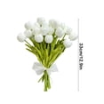 thumbnail image 4 of InsCrazy Small Artificial Flower Indoor Spring Summer Decoration High End Flower Plastic Flowers Tulips on Clearance, 4 of 7