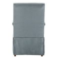 thumbnail image 3 of Wovenbyrd Lakeshore Classic Covered Dining Arm Chair - Light Blue, 3 of 5