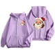 thumbnail image 4 of WILLBEST Sudadera de Mujer Ladies' Christmas Printed Zipper Long Sleeved Pocket Drawstring Casual Hooded Sweatshirt 1700 Chica​​, 4 of 8