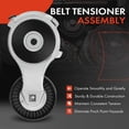 thumbnail image 2 of A-Premium Belt Tensioner Assembly with Pulley Compatible with Chevrolet S10 Pickup 1998-2003 Isuzu Hombre 1998-2000 GMC Sonoma 1998-2003 L4 2.2L, 2 of 8