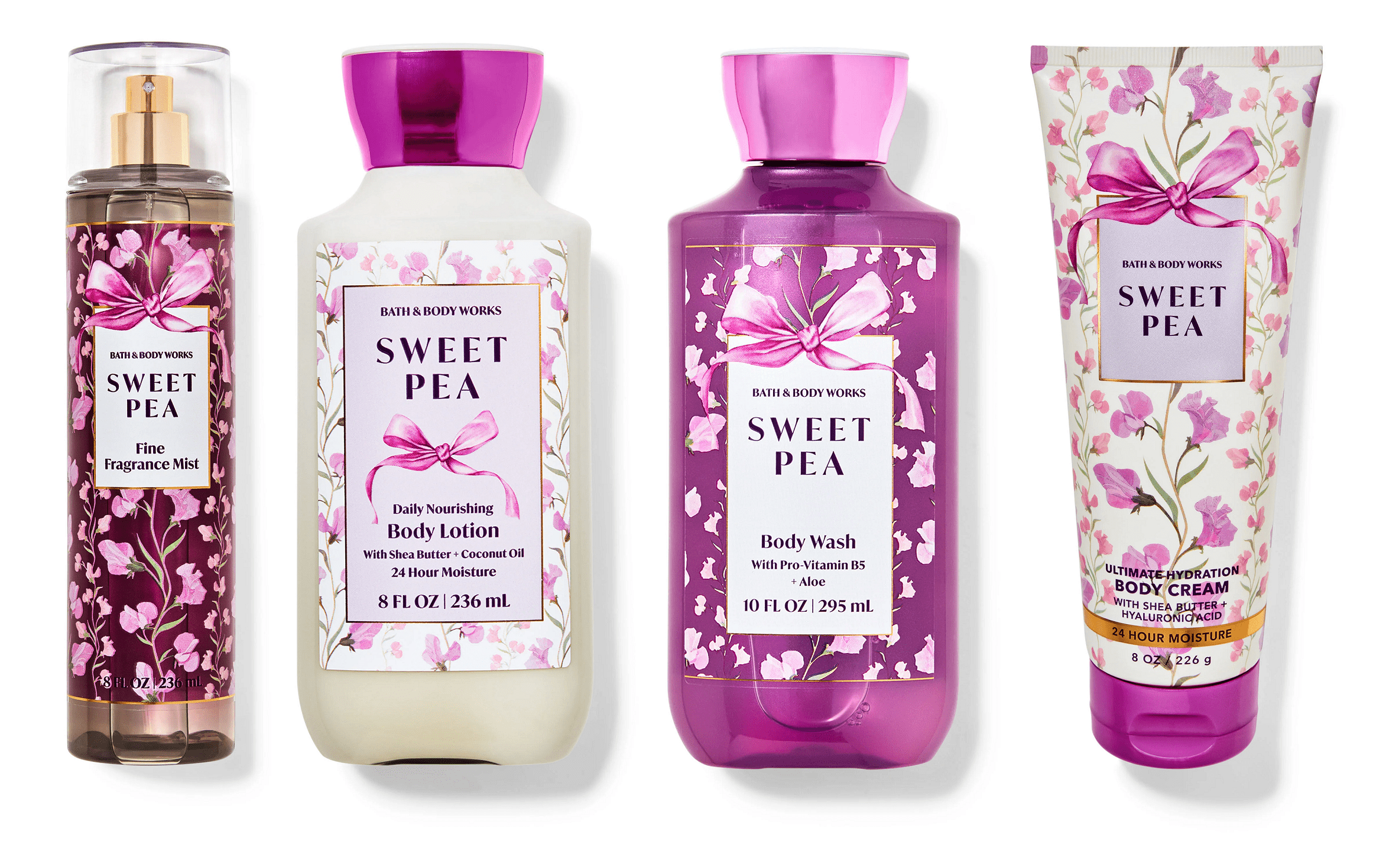 Bath & Body Works Sweet Pea Deluxe Gift Set - Fragrance Mist