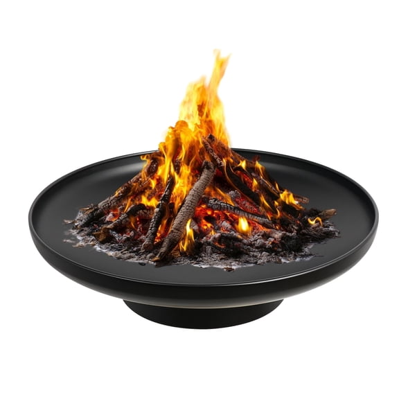 Linsen-outdoors Wood Burning Fire Pit for Picnic Bonfire Patio Outside Backyard Party BBQ