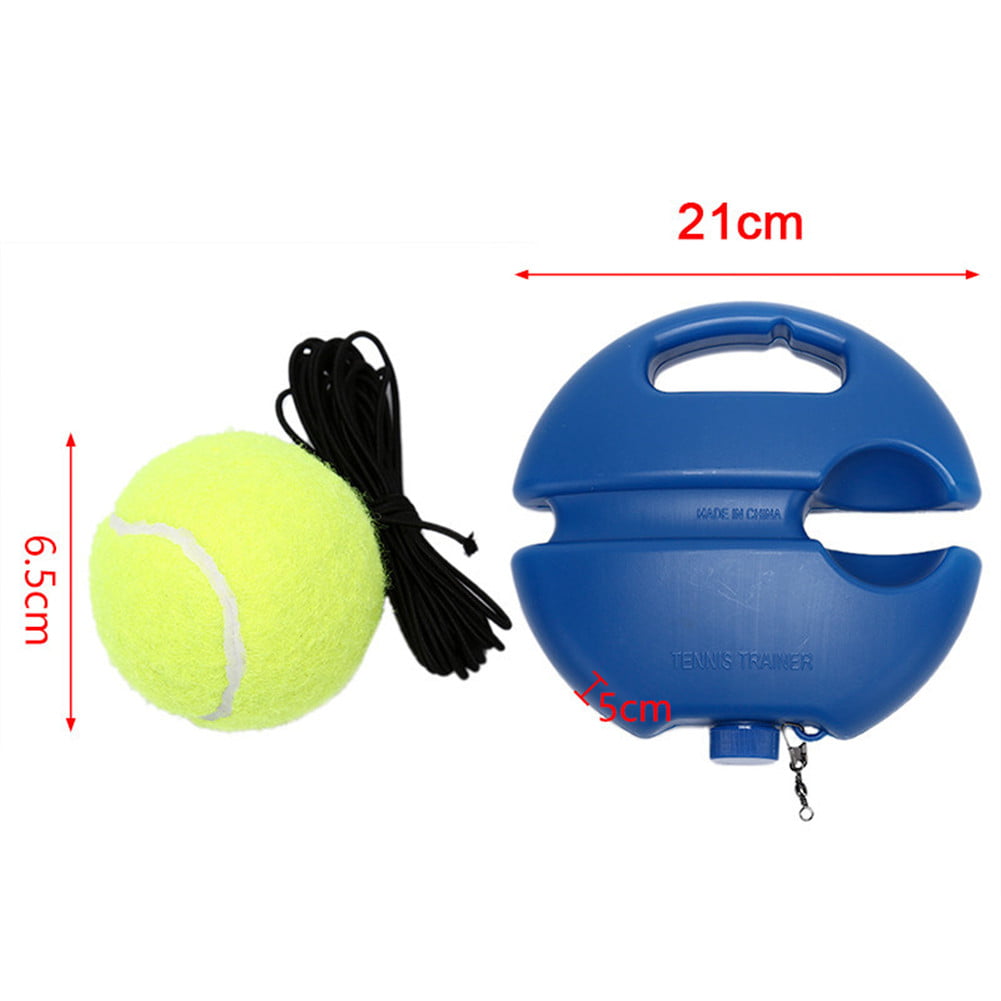 Tennis Trainer Blue, 2 Pack 2 Packs Tennis Rebound Equipment,Tennis Ball Trainer Practice Tool Tennis Ball For Women Men Childen Fill & Drill Tennis Trainer with String and Trainer Baseboard 