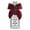 Maroon, variant on Single Luxe Velvet Gift Bow for Wine or Champagne Bottles, 4x5 Inch, Blush P5758