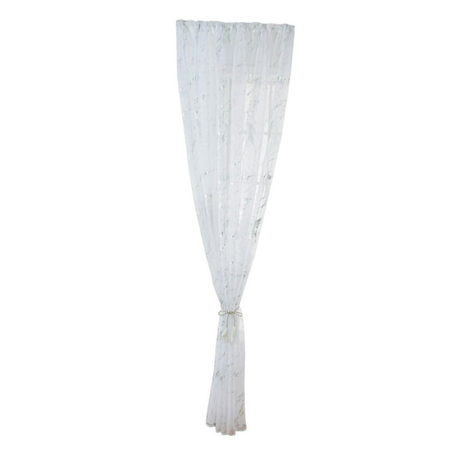 Rideaux de Fenêtre de Rideau de Poche de Tige Panneau de Poche 100cmx200cm Décoratif