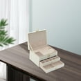 thumbnail image 3 of Organizador de 3 capas con Caja grande para regalo Gemelos Chica Hugo Caja de almacenamiento de joyas, 3 of 7