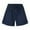 #1-Dark Blue, variant on Patlollav Womens Comfy Drawstring Splice Casual Elastic Waist Loose Shorts Pants
