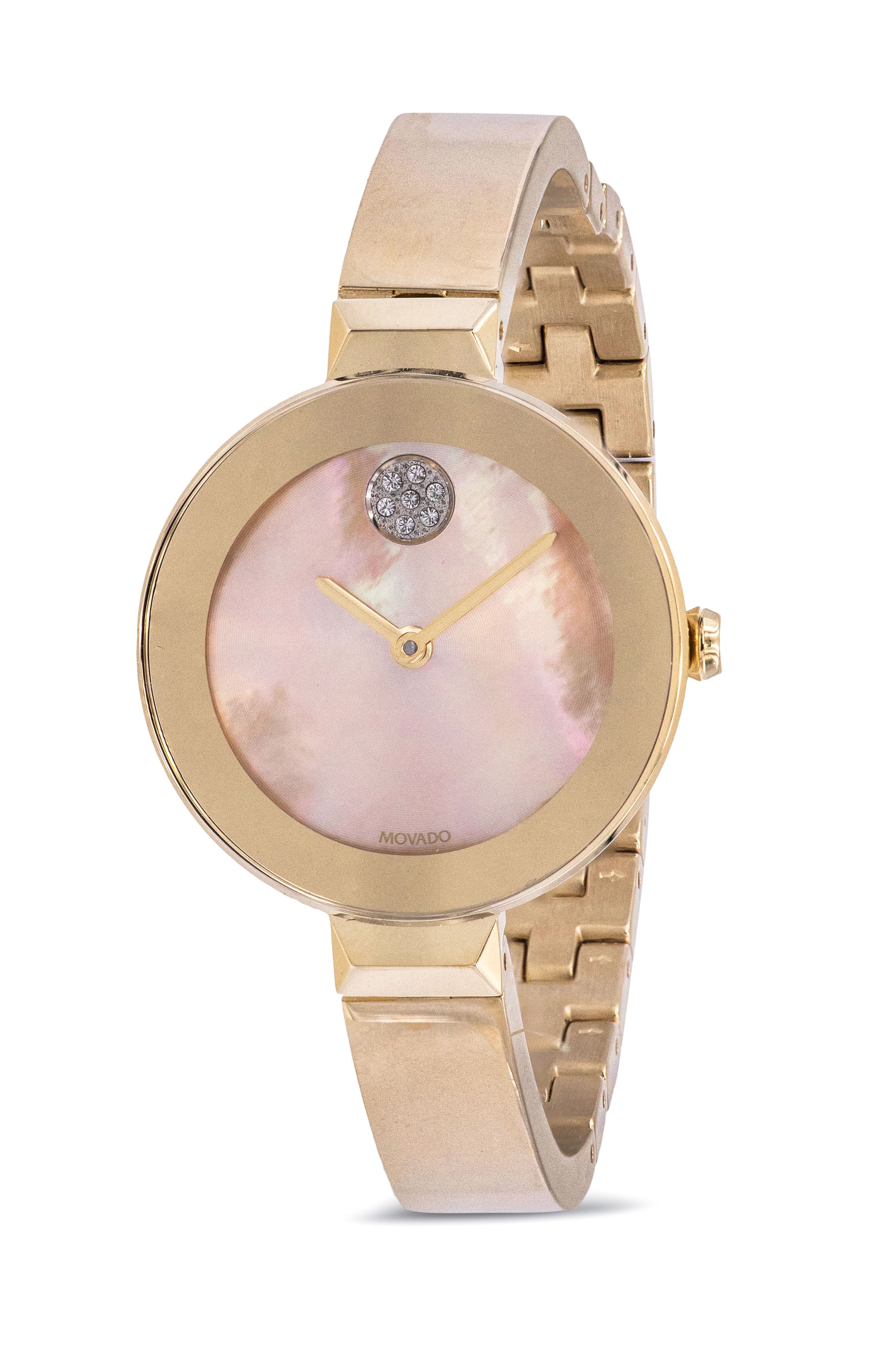 movado bangle watch with diamonds