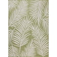 thumbnail image 2 of Indoor Outdoor Rug 7x9, Reversible, Loloi Easton Ivory / Green (6'7" x 9'4"), 2 of 7