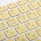 thumbnail image 2 of Teclado inalámbrico profesional coreano de repuesto para portátil, compatible con Windows TV, plástico. Amarillo, 2 of 9