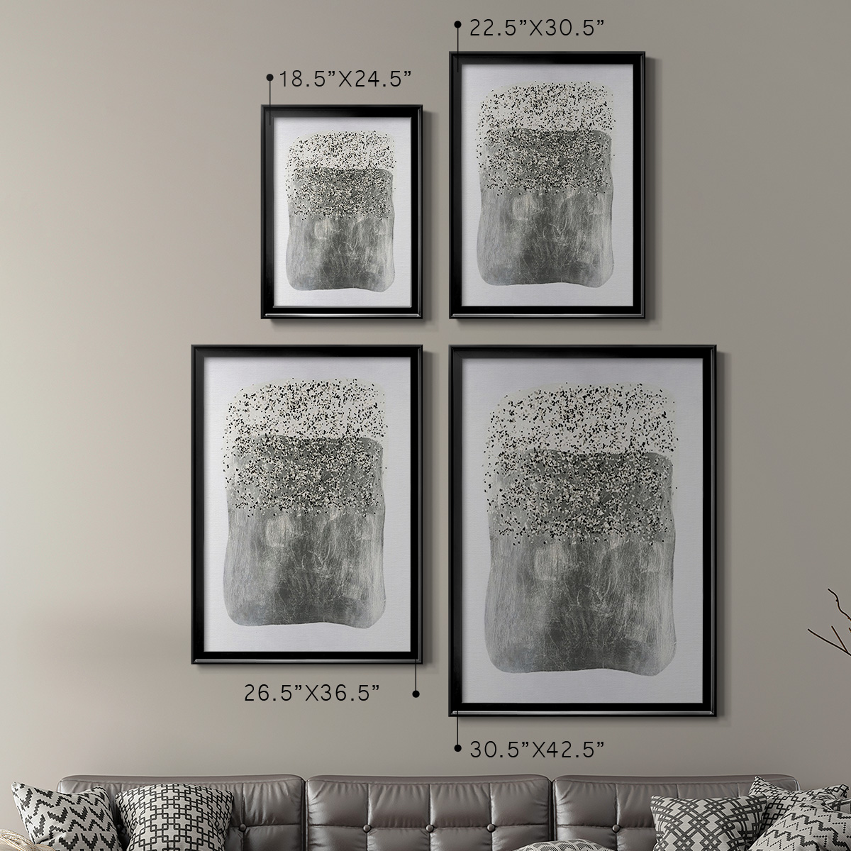 Neoprene I Premium Framed Print, in Gold, Black, or Silver - Ready to Hang