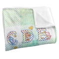 thumbnail image 3 of Care Bears Blanket, 36' x 58' Checkered Alphabet Silky Touch Super Soft Throw Blanket, 3 of 6