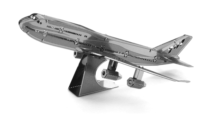 Metal Earth Boeing 747 airliner 3D Laser Cut Metal DIY Model Hobby Aircraft Kit 