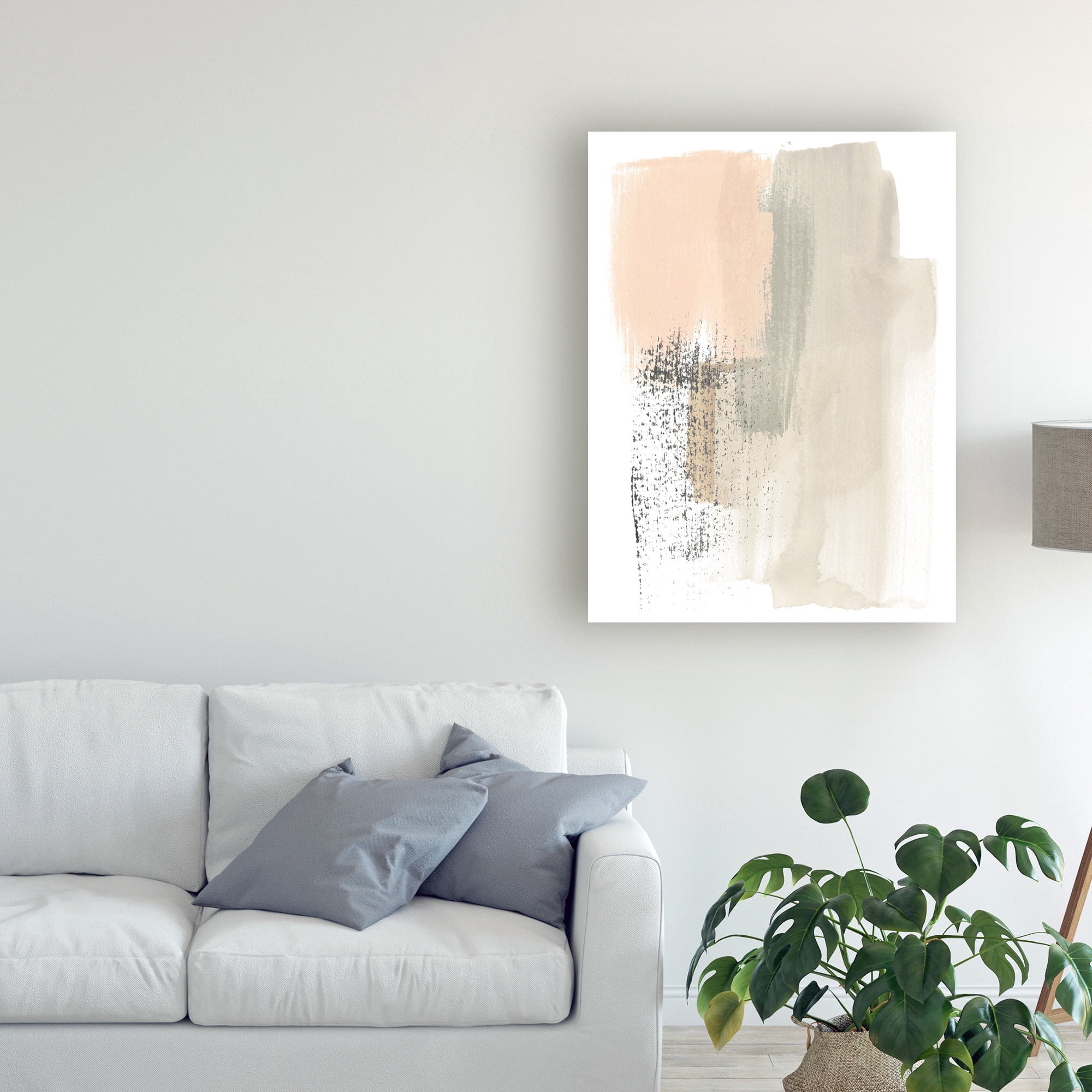 Trademark Fine Art 'Blush Abstract I' Canvas Art by June Erica Vess