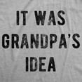 thumbnail image 2 of Youth Funny T Shirts It Was Grandpas Idea Sarcastic Graphic Tee for Kids, 2 of 8