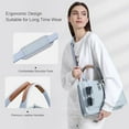 thumbnail image 3 of Canvas Tote Bags with Pockets Women's Everyday Satchel Handbag with large compartments for work school travel, 3 of 7