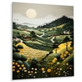 thumbnail image 2 of Designart "Countryside Reverie Painting IV" Landscape & Nature Metal Art Print, 2 of 5