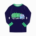 thumbnail image 5 of TOWED22 Toddler Baby Boy Clothes Cute Fall Winter Outfit 6 12 18 24M 3T Letter Print Long Sleeve Sweatshirts and Jogger Pants Set Size:6-7 Y,Color:Blue, 5 of 7