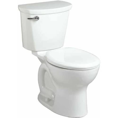 Photo 1 of American Standard 215DB.104.020 Cadet Pro Round Front Two-Piece 1.28 GPF Toilet with 10 Rough-In, Available in Various Colors