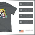 thumbnail image 4 of Tee Hunt Dean Russo Serious Bulldog T-Shirt Dog Best Friend Pet Paw Men's Tee, Charcoal, Small, 4 of 5