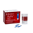 thumbnail image 1 of Tiras reactivas para glucómetro Ruby - caja con 50 pruebas - MediSmart, 1 of 2