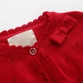 thumbnail image 4 of GYRATEDREAM Toddler Baby Girls Long Sleeve Shrug Knit Cardigan Crop Kids Bolero Dress Sweater Children Shawl Cover Up for 1-8 Years, 4 of 8