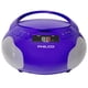 thumbnail image 2 of Reproductor de CD Boombox Philco con altavoces AM FM, 2 of 6