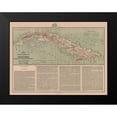 thumbnail image 2 of Valverde 18x14 Black Modern Framed Museum Art Print Titled - Central America Cuba Spanish Oversees Possession, 2 of 5