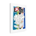 thumbnail image 4 of Trademark Fine Art Frances Collett  Scribble Flower Blue Canvas Wall Art, 4 of 4