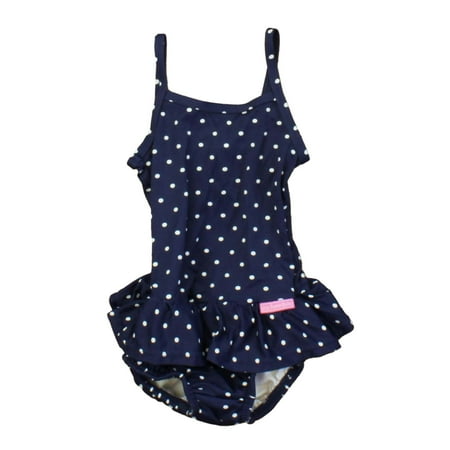 

Pre-owned JoJo Maman Bebe Girls Blue | White | Polka Dots 1-piece Swimsuit size: 6-12 Months