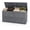 Gray, variant on BarefHaven 39 Gallon Outdoor Storage Box, Waterproof PP Resin Patio Storage Box with Lockable Lid for Indoor & Outdoor Use, Rattan Design Deck Box for Cushions, Garden Tools