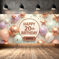 thumbnail image 6 of Decorative Design Birthday Party Banner Colorful Theme Celebration Decoration Happy 20th Birthday Banner for Birthday Party Kids Party Indoor Decoration, 6 of 8