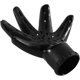 thumbnail image 1 of Difusor de secador de pelo, herramienta de peluquería profesional, accesorio difusor de secador de pelo con forma de mano de plástico negro, 1 of 5