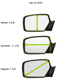 thumbnail image 5 of Fits MB C CL CLA CLS Right Pass Mirror (Glass Lens) w/Adhesive Multiple Options, 5 of 6