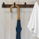thumbnail image 4 of Gancho para ropa, gancho de madera para montaje en pared, colgador de abrigos con 4 ganchos, gancho moderno, 4 of 5