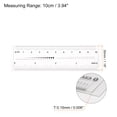 thumbnail image 2 of Unique Bargains Flexible Ruler 4 Inch 0.1mm Scale PET Plastic Covered Film Straight Ruler, 2 of 6