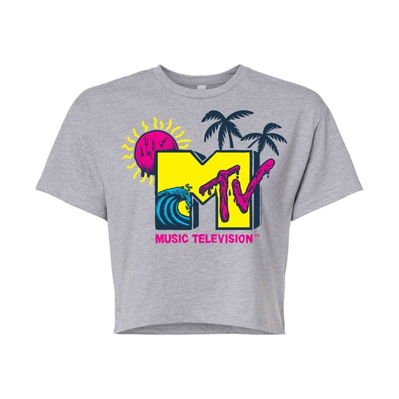 MTV - Wave - Juniors Cropped Tee