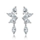 thumbnail image 2 of Pendientes de botón para mujer, pendientes de botón, pendientes de botón para mujer, pendientes de moda para mujer, pendientes de circonita marquesa de cristal de hielo, pendientes de gota de agua de, 2 of 5