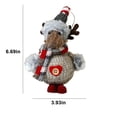 thumbnail image 3 of Ornaments For Kid Christmas Tree Decorations Pendant Hanging Ornaments For Christmas Tree Hanging Decorations Santa Claus Snowman Reindeer, 3 of 7