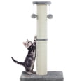 thumbnail image 1 of Rascador de sisal Kilodor para gatos, 86 cm de alto, color gris, 1 of 7