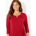 thumbnail image 4 of Catherines Women's Plus Size Wrap Front Top, 4 of 4