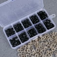 thumbnail image 4 of 2 Packs Safety Eyes Craft Doll Eyes Round Buttons Mushroom Beads Sewing, 4 of 8