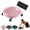 Pink, variant on EFBPHAC Abdominal Roller Wheel Disc with Knee Mat – 360° Rotating 4-Wheel Core Slider, Low-Noise Full Body Ab Workout Equipment for Home Gym, Non-Slip Dual-Bearing with Textured Handles