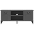 thumbnail image 3 of vidaXL Shoe Bench VIKEN Anthracite Grey 106x35x45 cm Engineered Wood, 3 of 5