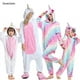 thumbnail image 2 of Kigurumi-Pijamas de unicornio para niñas, ropa de dormir de invierno con animales, Panda, cerdo, mono de Navidad, conjuntos de Pijamas para bebés, 2 of 4