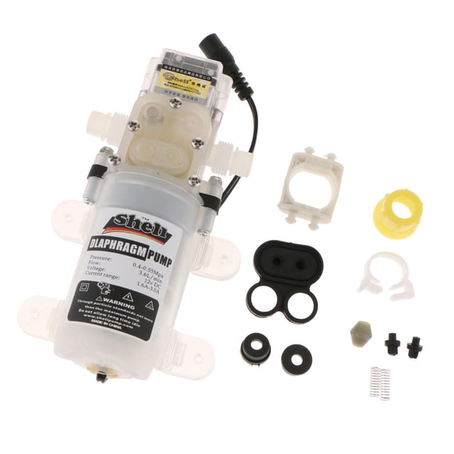 12V DC 60W Mini bomba de diafragma de agua Motor de acuario lavadora de coche TLLZ-4451 DYNWAVEMX Bomba de diafragma Bomba de pulverización