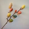 33cm Colorful Foam Eggs Easter Picks For Festival Home Flower Arrangement Vase Decoration *8PCS